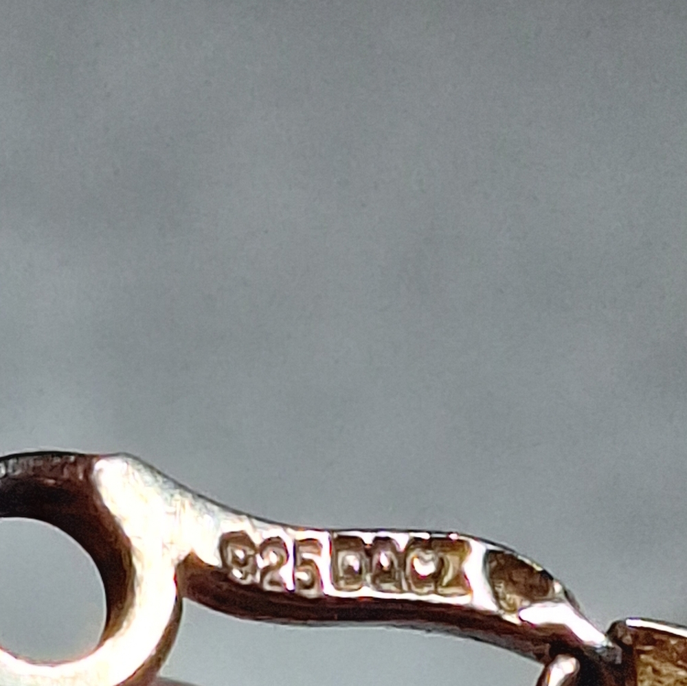Vintage Cubic Zirconia 925 Silver Bracelet - Picture 6 of 7
